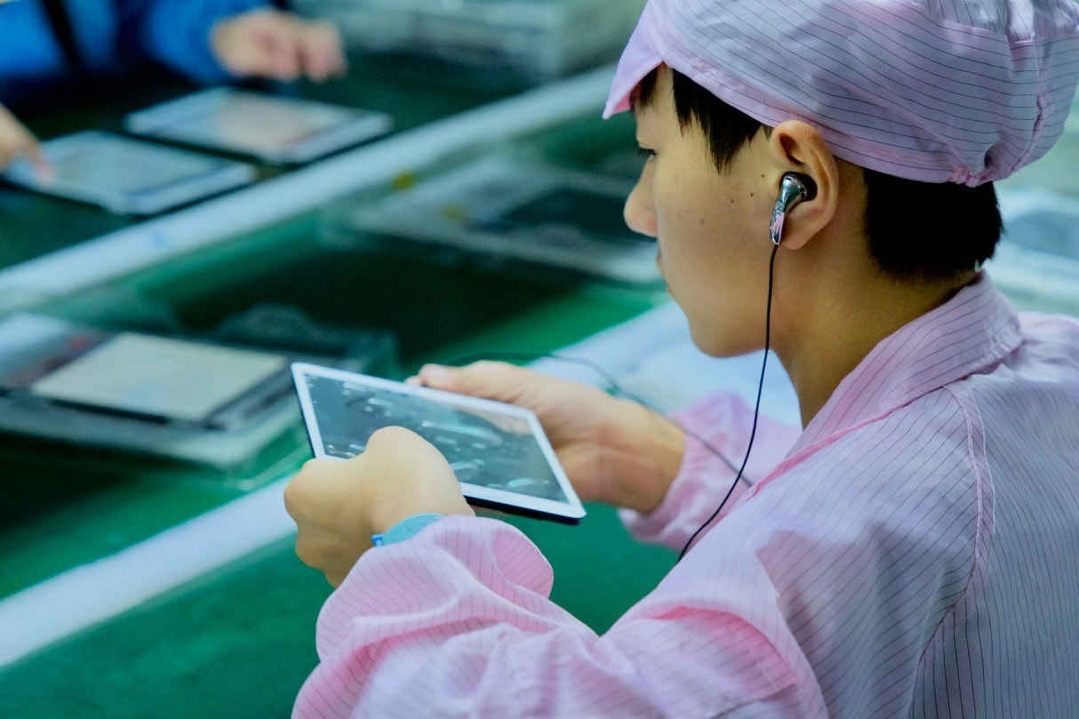 Tablets quality inspection in Taiwan